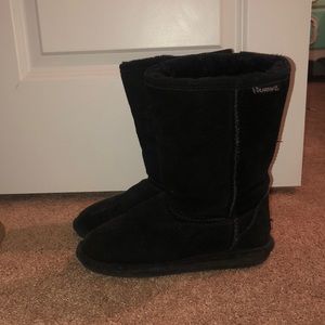 Tall black boots